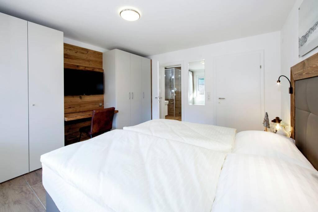 Postel nebo postele na pokoji v ubytování Appartements Austria