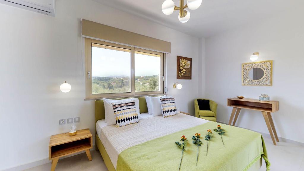 Posteľ alebo postele v izbe v ubytovaní Liberty & Freedom Luxury Villas