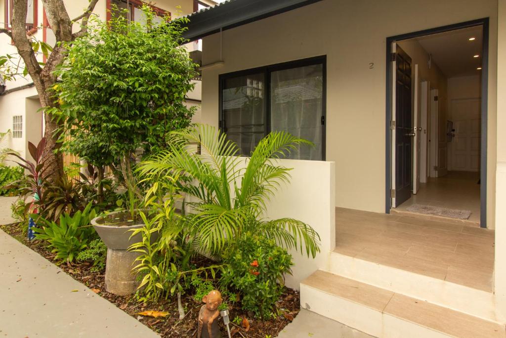Zahrada ubytování Aussieland Bungalows