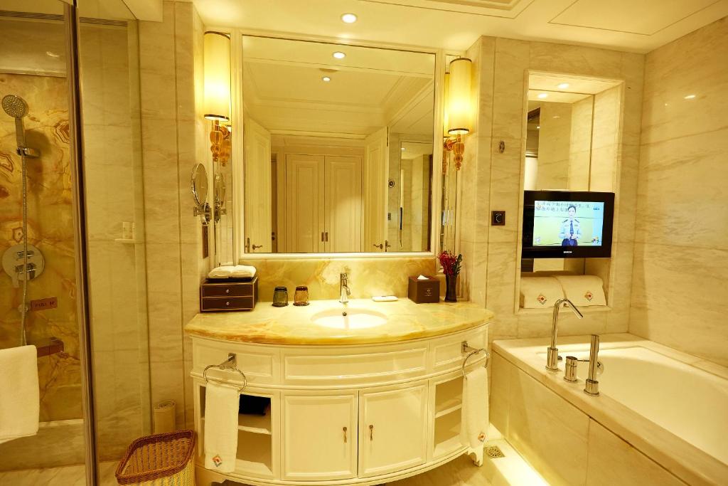 Koupelna v ubytování Estandon Hotel Guangzhou