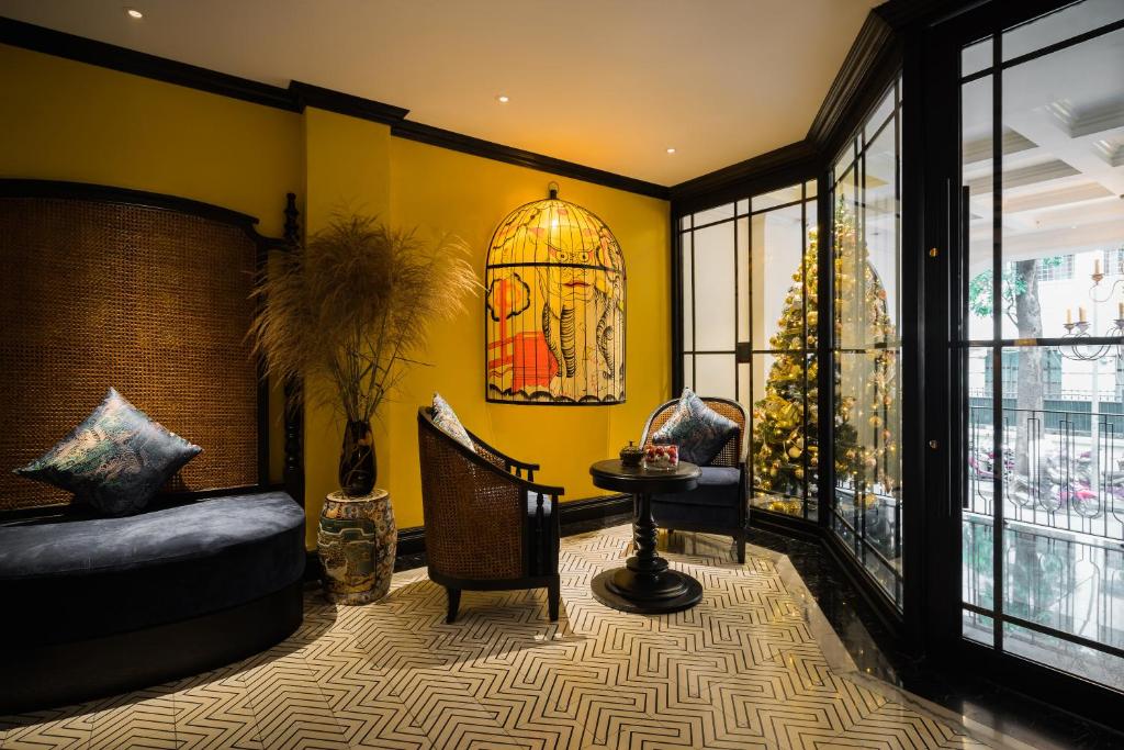Posezení v ubytování Solaria Hanoi Hotel