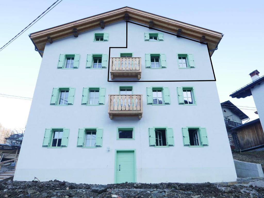 Budynek, w którym mieści się apartament