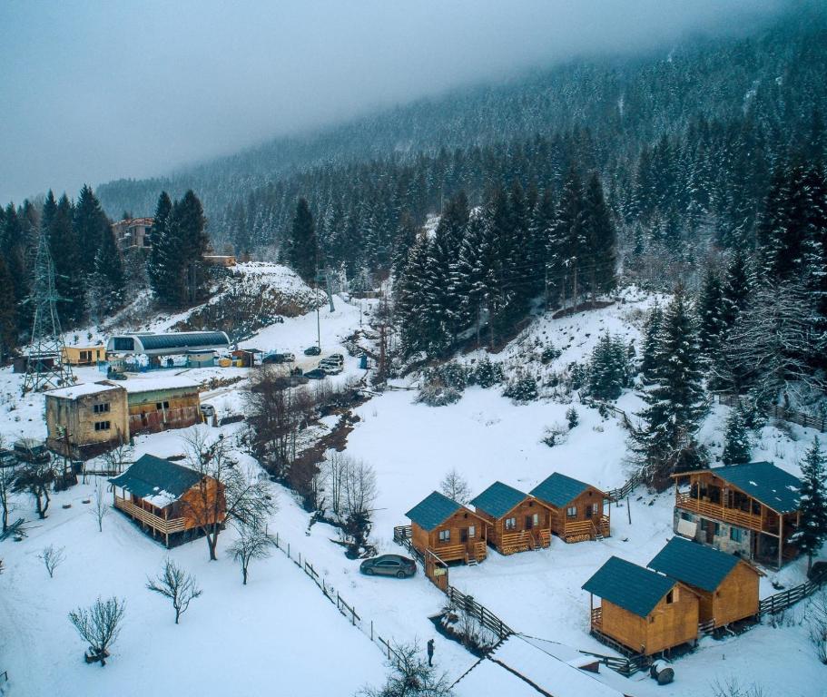 Mountain Cabins v zimě