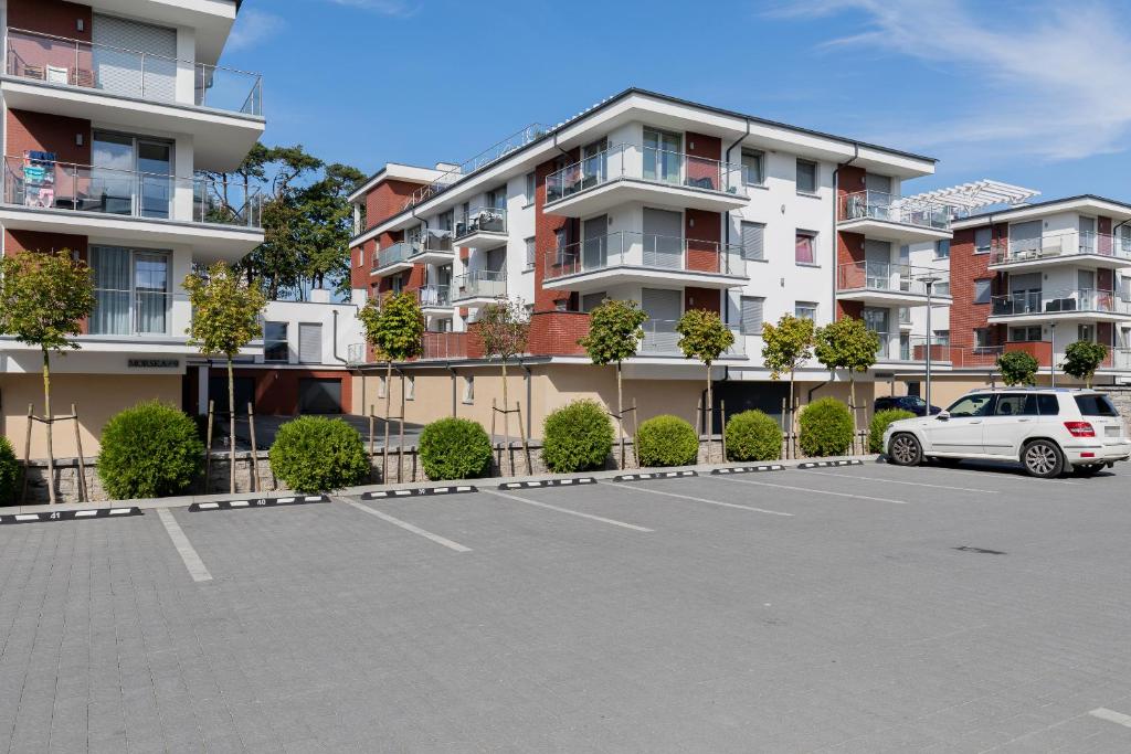 Budynek, w którym mieści się apartament