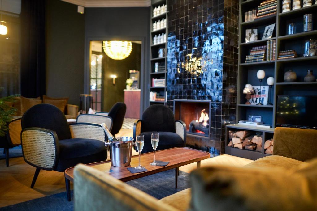 Posezení v ubytování Hotel Victoria