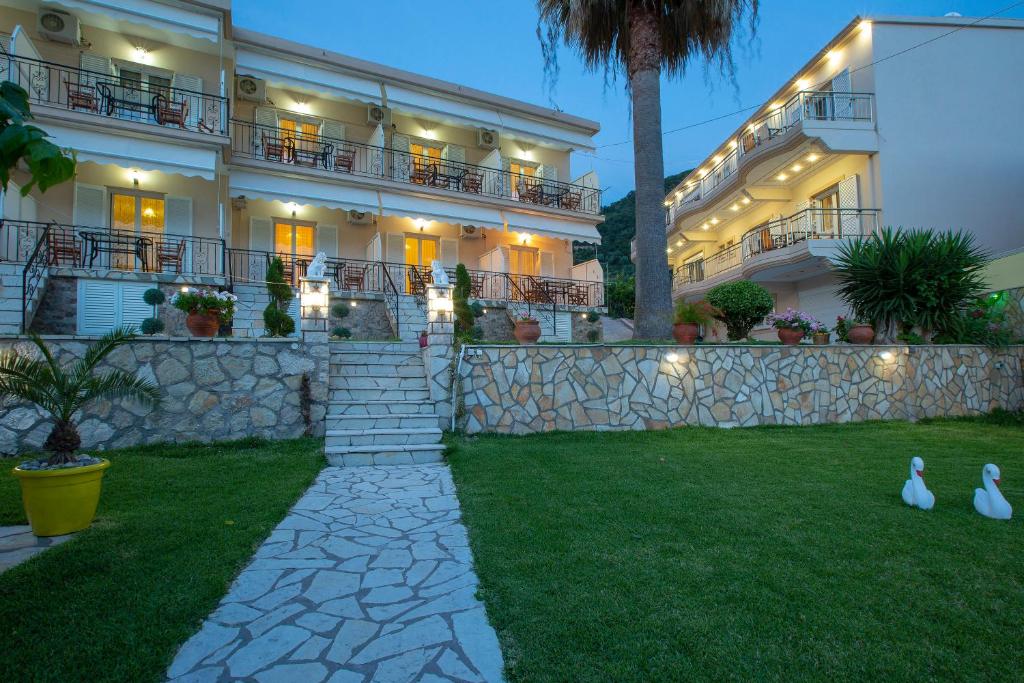 Zahrada ubytování Kerasoula Apartments