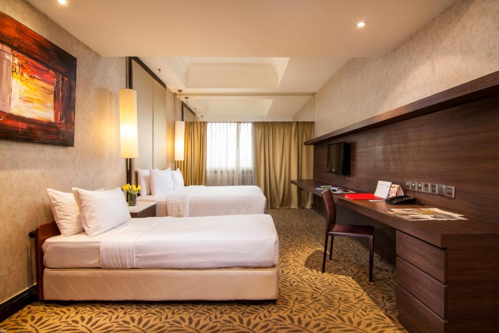Katil atau katil-katil dalam bilik di Sunway Putra Hotel Kuala Lumpur