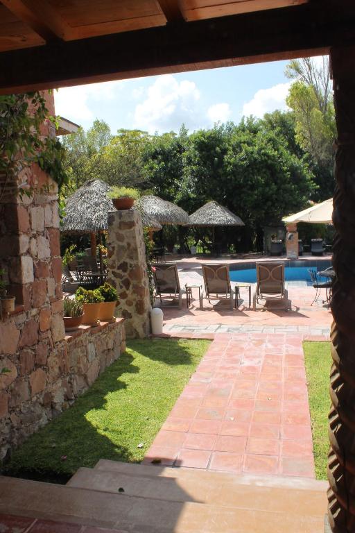Bazén v ubytování Atotonilco Hotel & Club nebo v jeho okolí