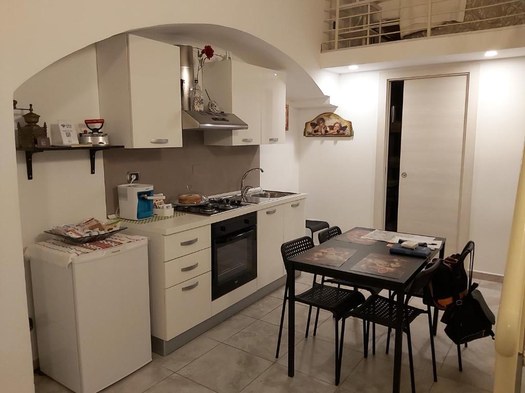 Kuchyň nebo kuchyňský kout v ubytování Dimora Margherita