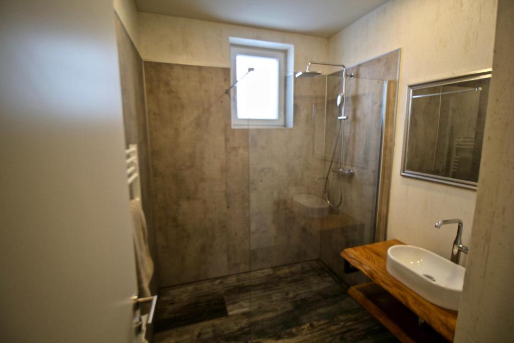 Koupelna v ubytování Chalet West