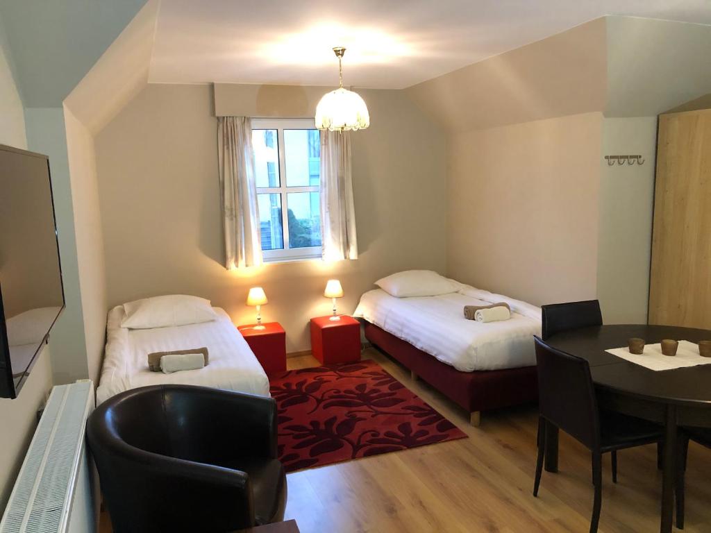 Postel nebo postele na pokoji v ubytování B&B Latemberg