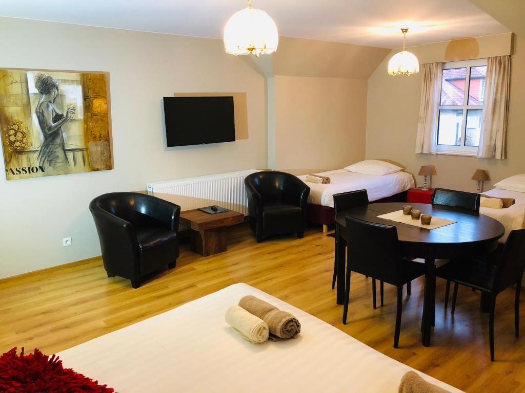 Posezení v ubytování B&B Latemberg