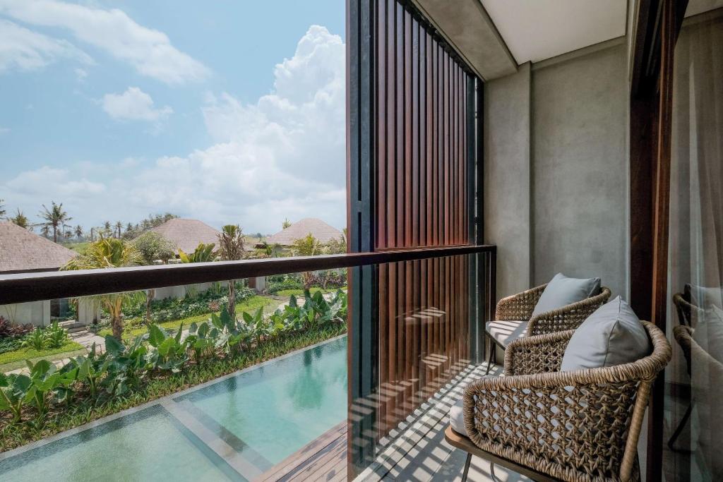 Bazén v ubytování The Garcia Ubud Hotel & Resort nebo v jeho okolí