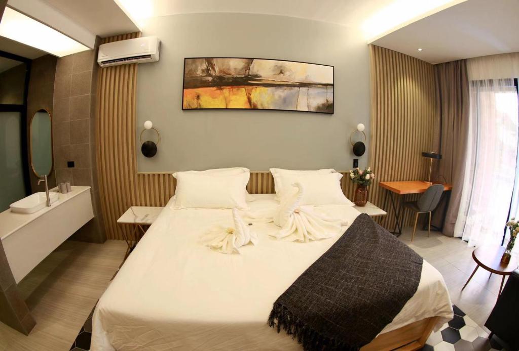 Postel nebo postele na pokoji v ubytování Only Seed Resort 欧芮希度假酒店