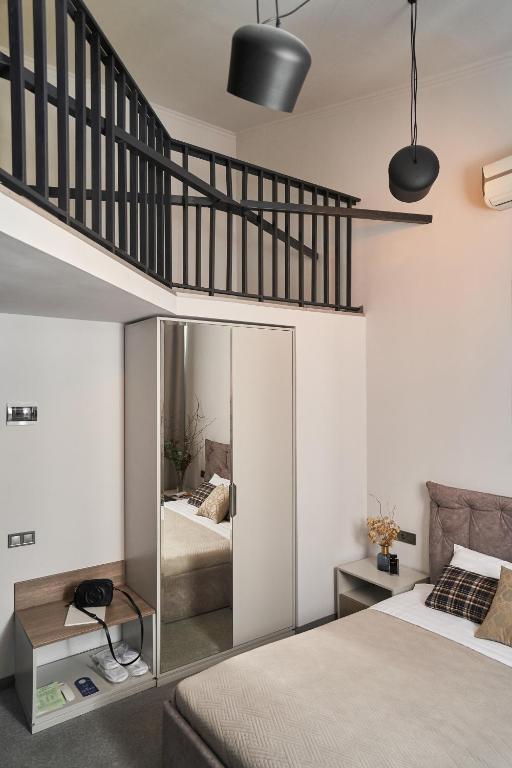 Postel nebo postele na pokoji v ubytování Deribas Hotel