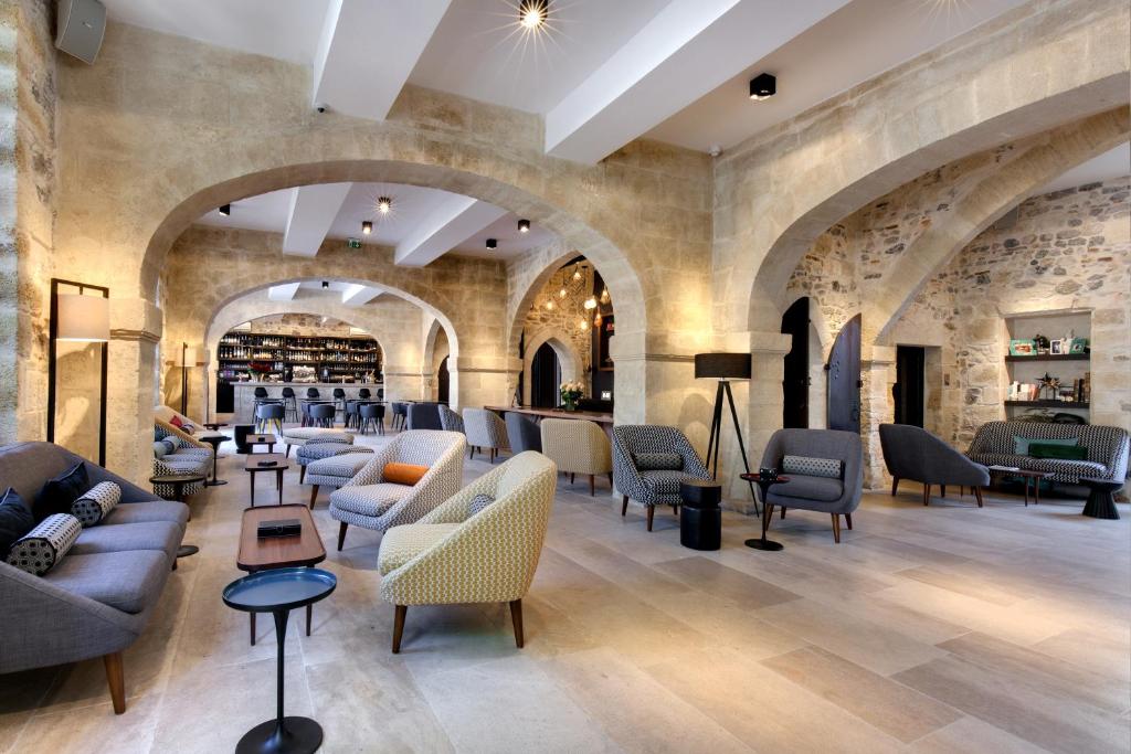 Posezení v ubytování Boutique Hôtel des Remparts & Spa