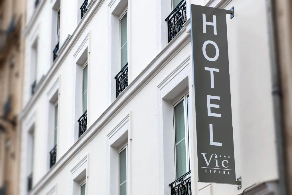 Certifikát, hodnocení, plakát nebo jiný dokument vystavený v ubytování Hôtel Vic Eiffel