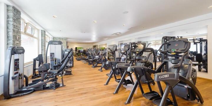 Fitness centrum a/nebo fitness zařízení v ubytování Hotel Heimatlodge