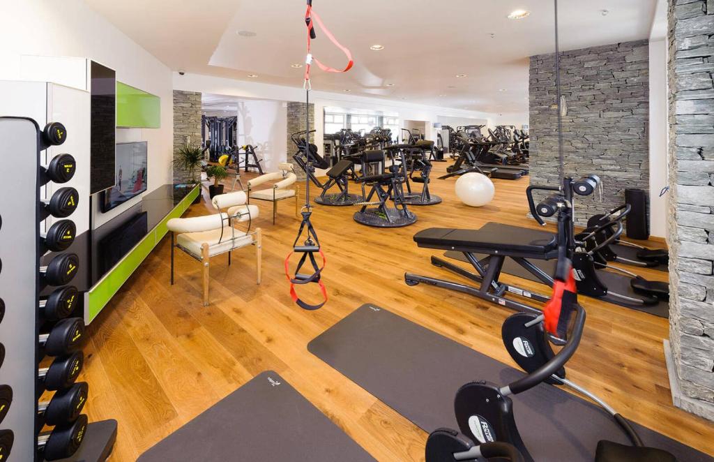 Fitness centrum a/nebo fitness zařízení v ubytování Hotel Heimatlodge