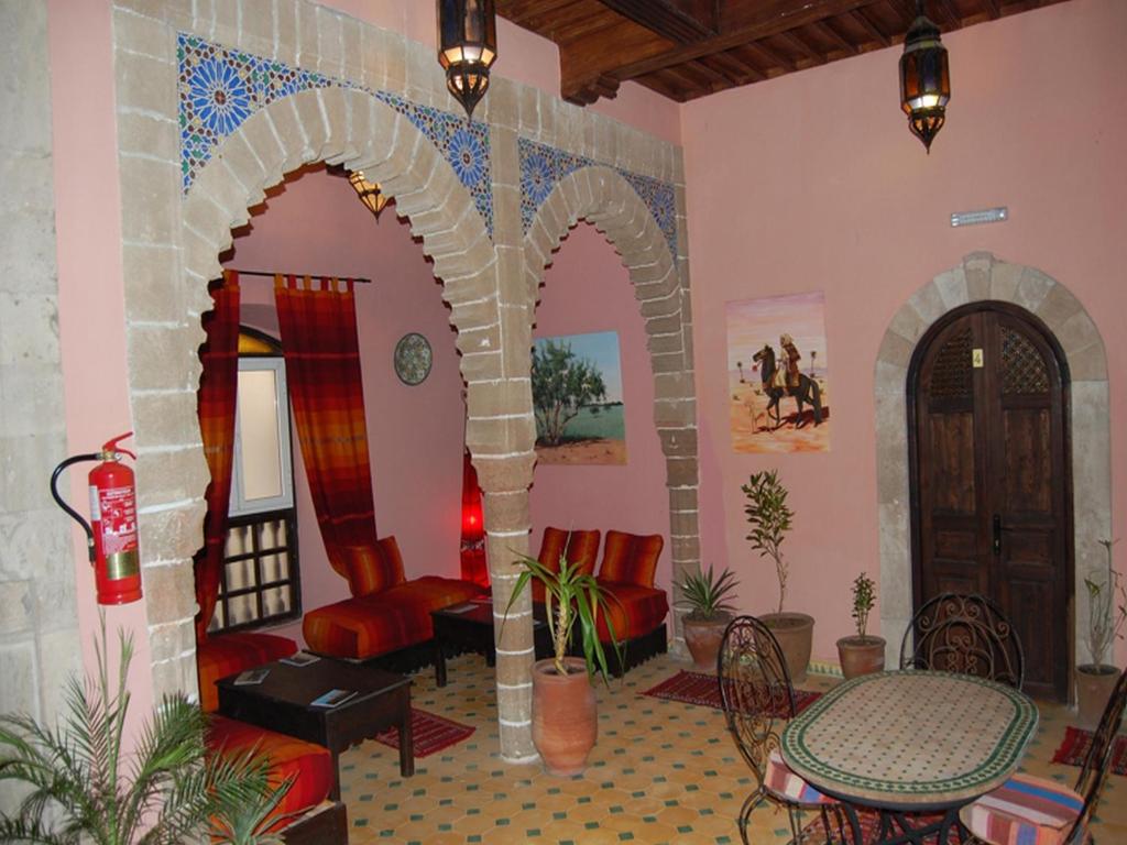 Posezení v ubytování Riad Etoile D'essaouira