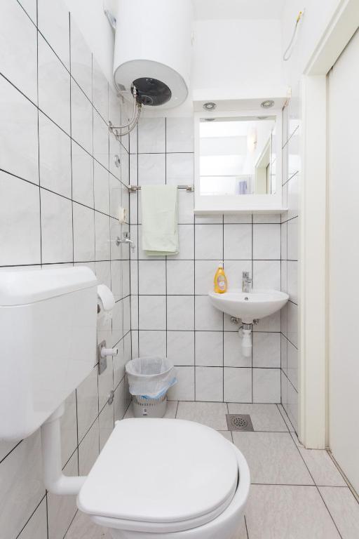 Koupelna v ubytování Apartment Pauk Split