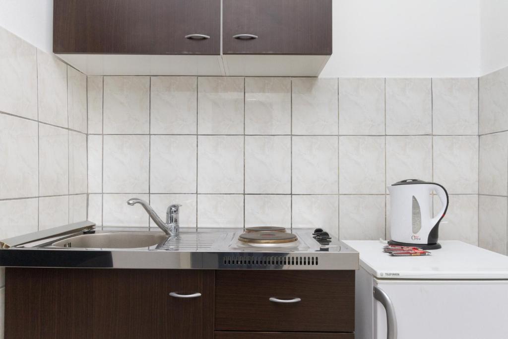 Kuchyň nebo kuchyňský kout v ubytování Apartment Pauk Split