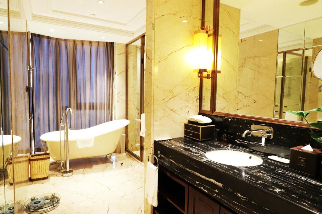 Koupelna v ubytování Estandon Hotel Guangzhou