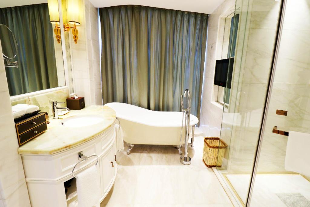 Koupelna v ubytování Estandon Hotel Guangzhou