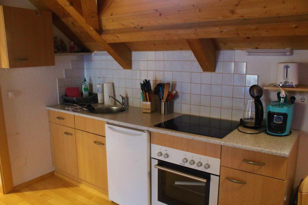 Kuchyňa alebo kuchynka v ubytovaní Ferienwohnung Daberer