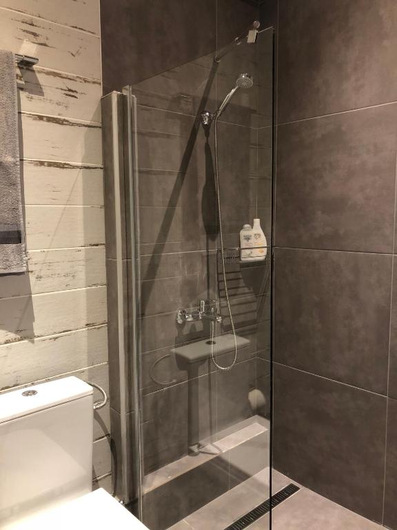 Koupelna v ubytování siviri suites