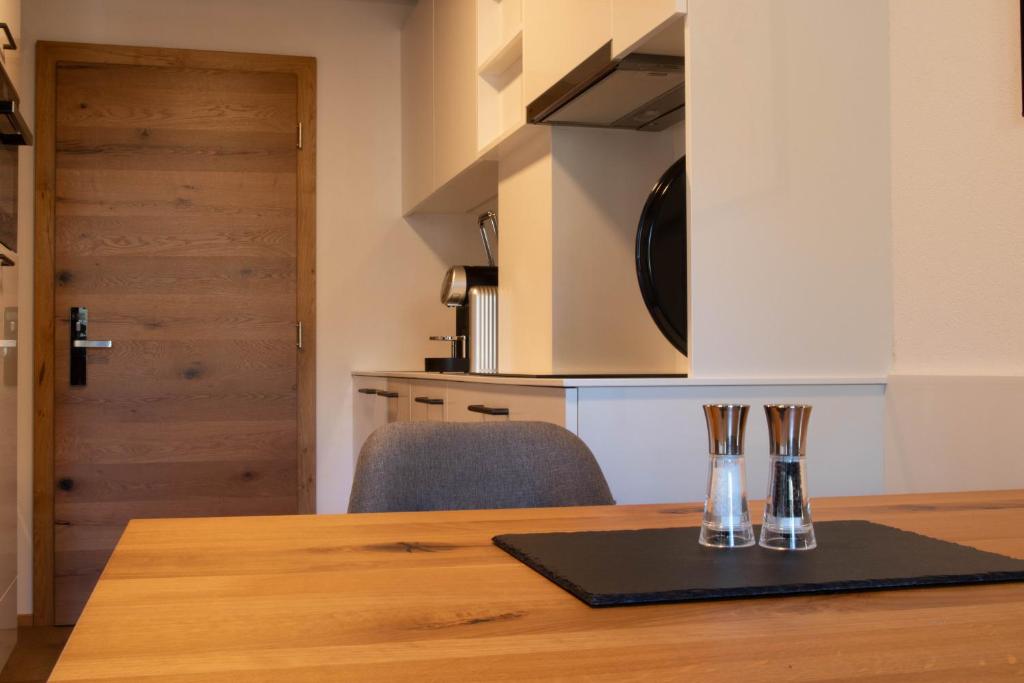 Küche/Küchenzeile in der Unterkunft Wally Berg-Appartements
