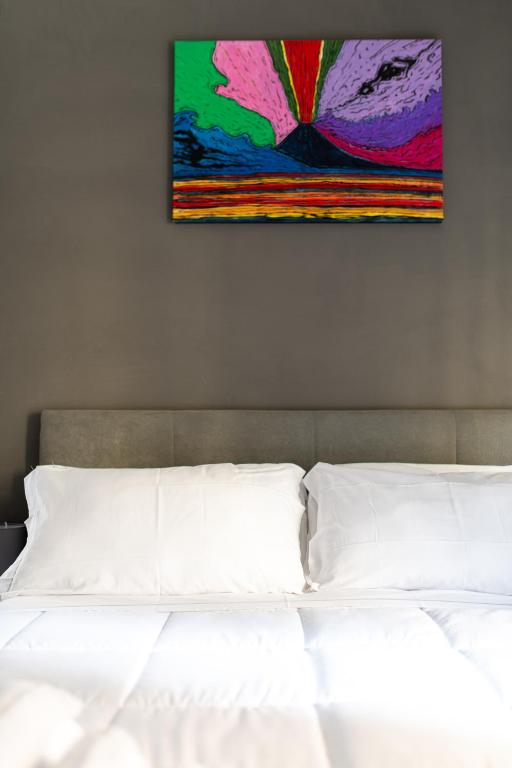 Posteľ alebo postele v izbe v ubytovaní Borgo Santa Lucia B&B
