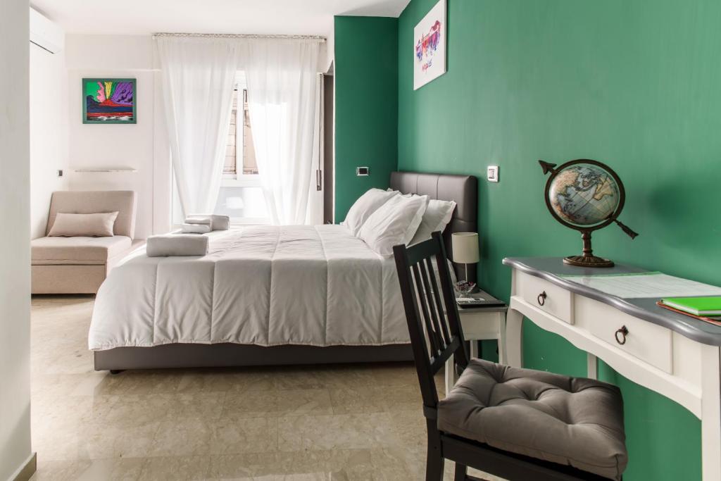 Posteľ alebo postele v izbe v ubytovaní Borgo Santa Lucia B&B