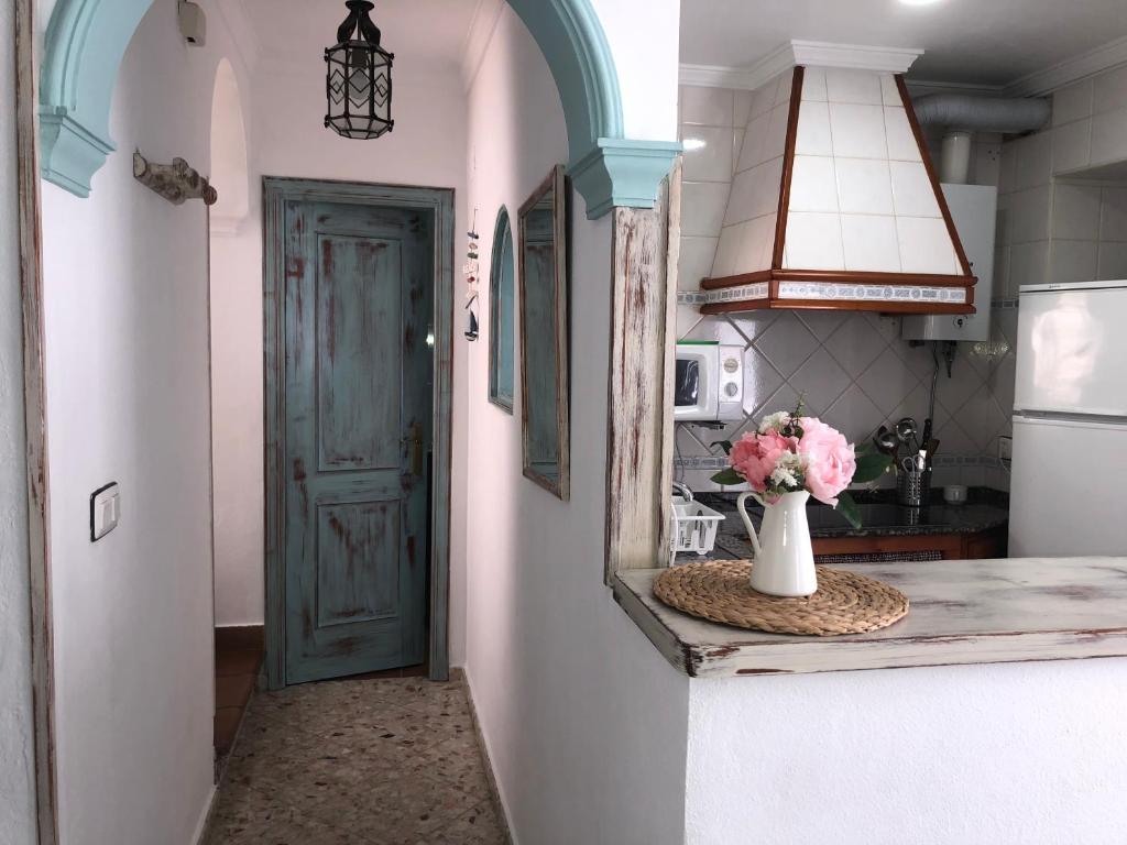 Kuchyň nebo kuchyňský kout v ubytování apartamento el levante