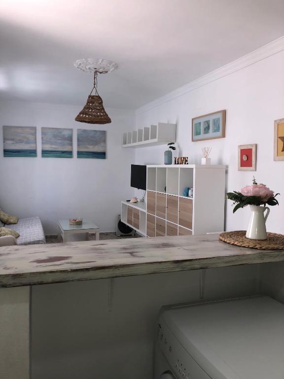 Kuchyň nebo kuchyňský kout v ubytování apartamento el levante