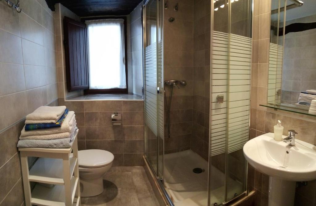 Koupelna v ubytování Apartamentos El Majuelo