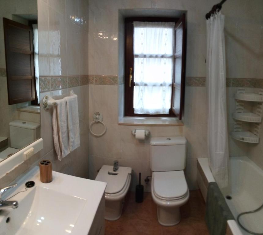 Koupelna v ubytování Apartamentos El Majuelo