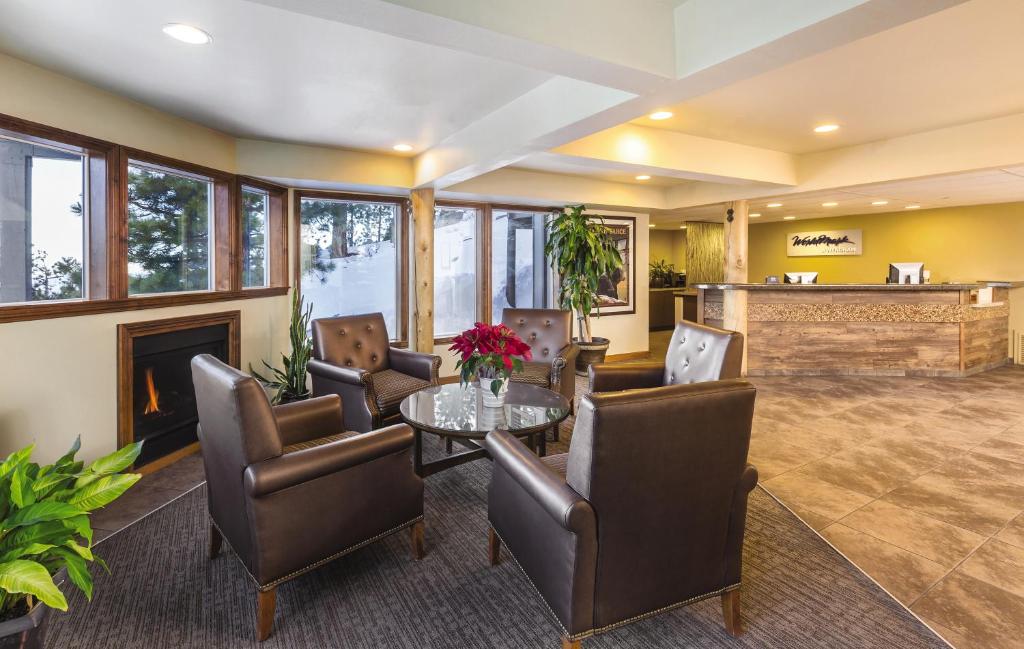 Posezení v ubytování WorldMark Lake Tahoe