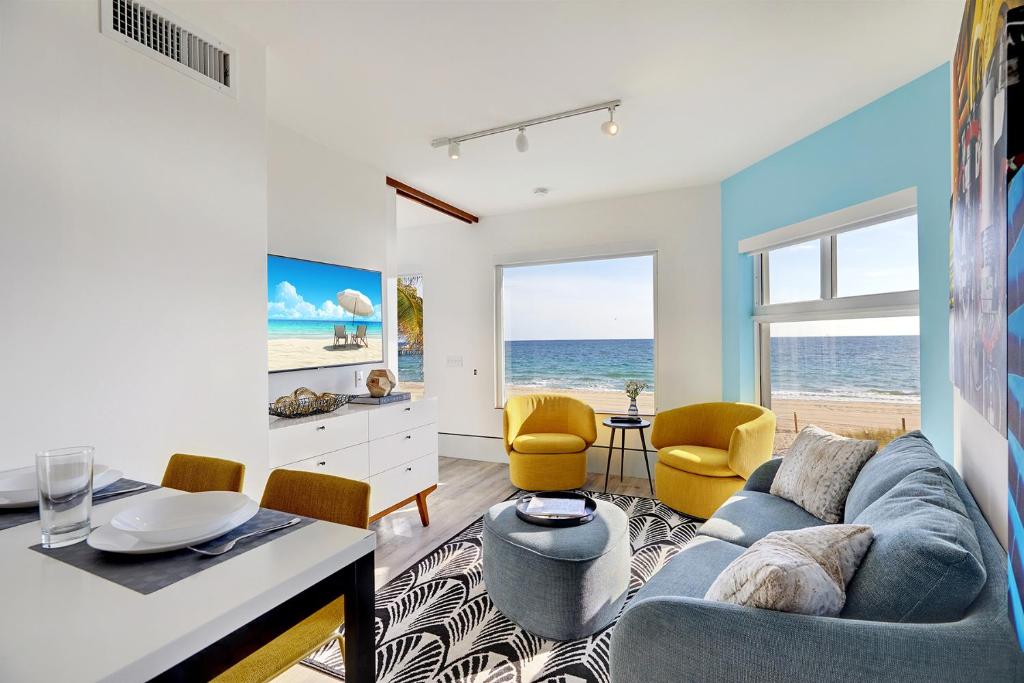 Posezení v ubytování Ocean Treasure Beachside Suites