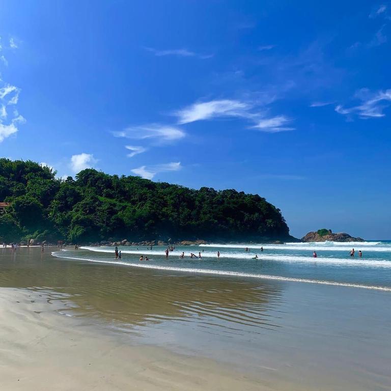  Apartamento novo Tenório Praia Grande vista praia com piscina