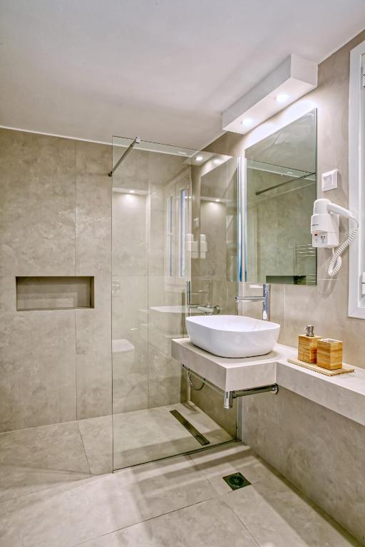 Koupelna v ubytování Villa Eftichia Hotel Apartments & Studios