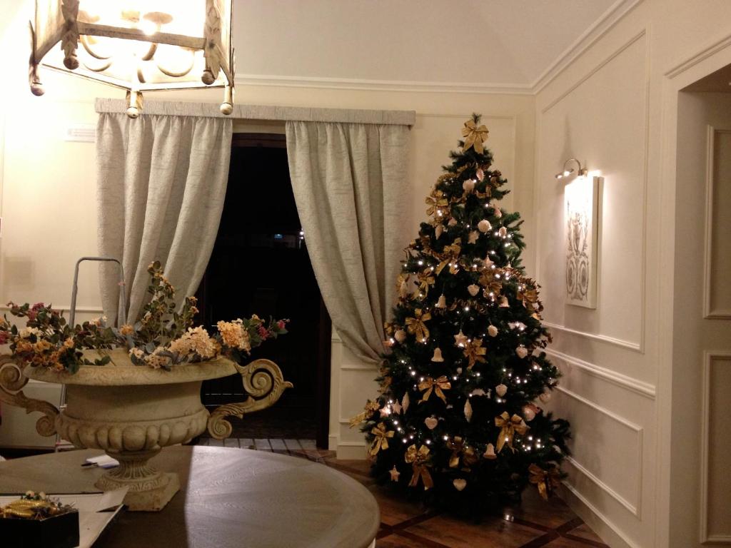 Posezení v ubytování Hotel Villa Calandrino