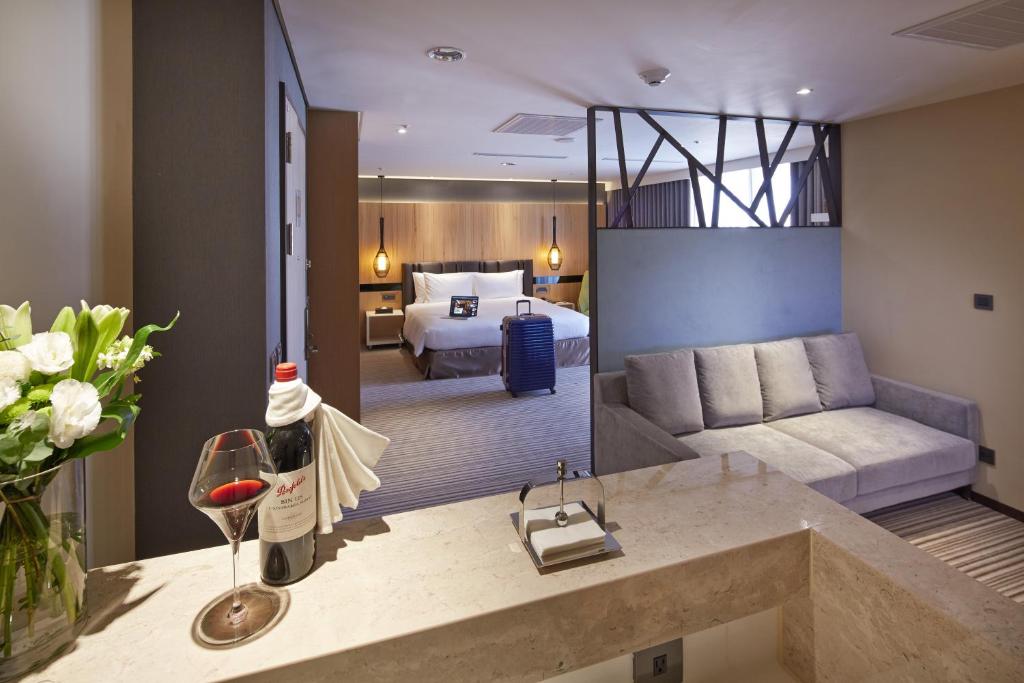 Posezení v ubytování La Vida Hotel