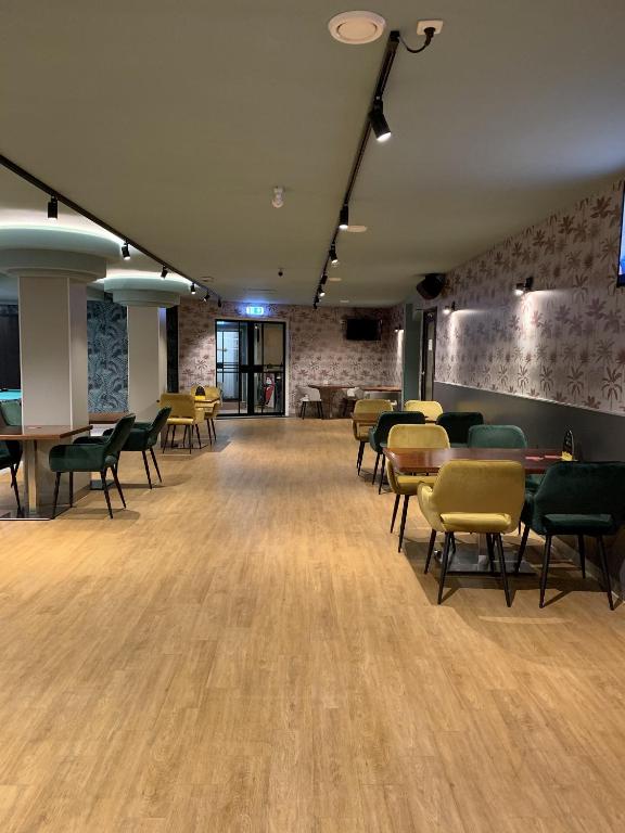 Restaurant o un lloc per menjar a Hostel The Globe