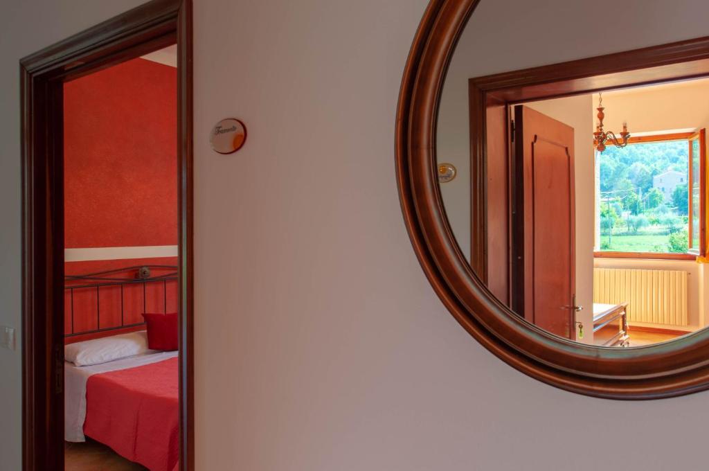 A bed or beds in a room at La casa di Nunzi