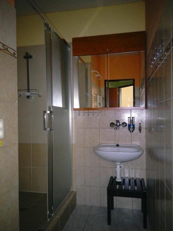 Łazienka w obiekcie Apartmány pod Suchým Vrchem