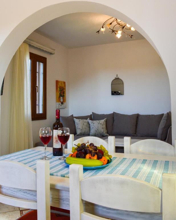 Posezení v ubytování Villa Iokasti