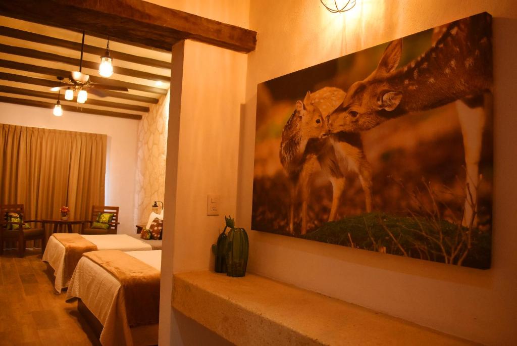 Villas Vallazoo - Habitación Gemela Con Vista Al Jardín
