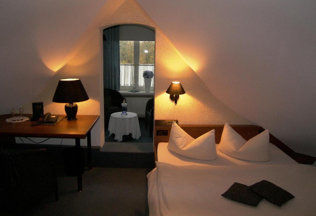 Ένα ή περισσότερα κρεβάτια σε δωμάτιο στο Villa Markersdorf