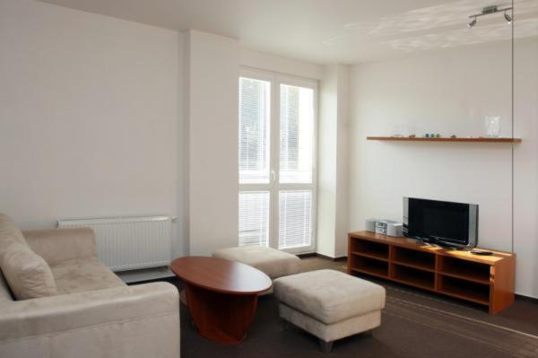 TV a/nebo společenská místnost v ubytování Lovely apartment in the heart of Tatranska Strba